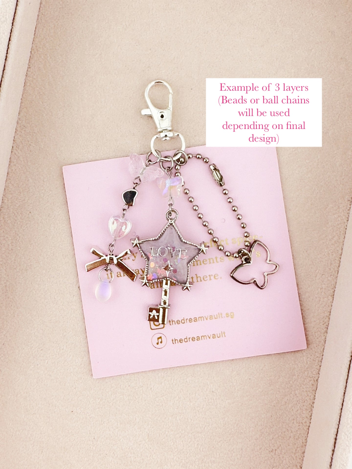 Custom Bag Charm or Keychain