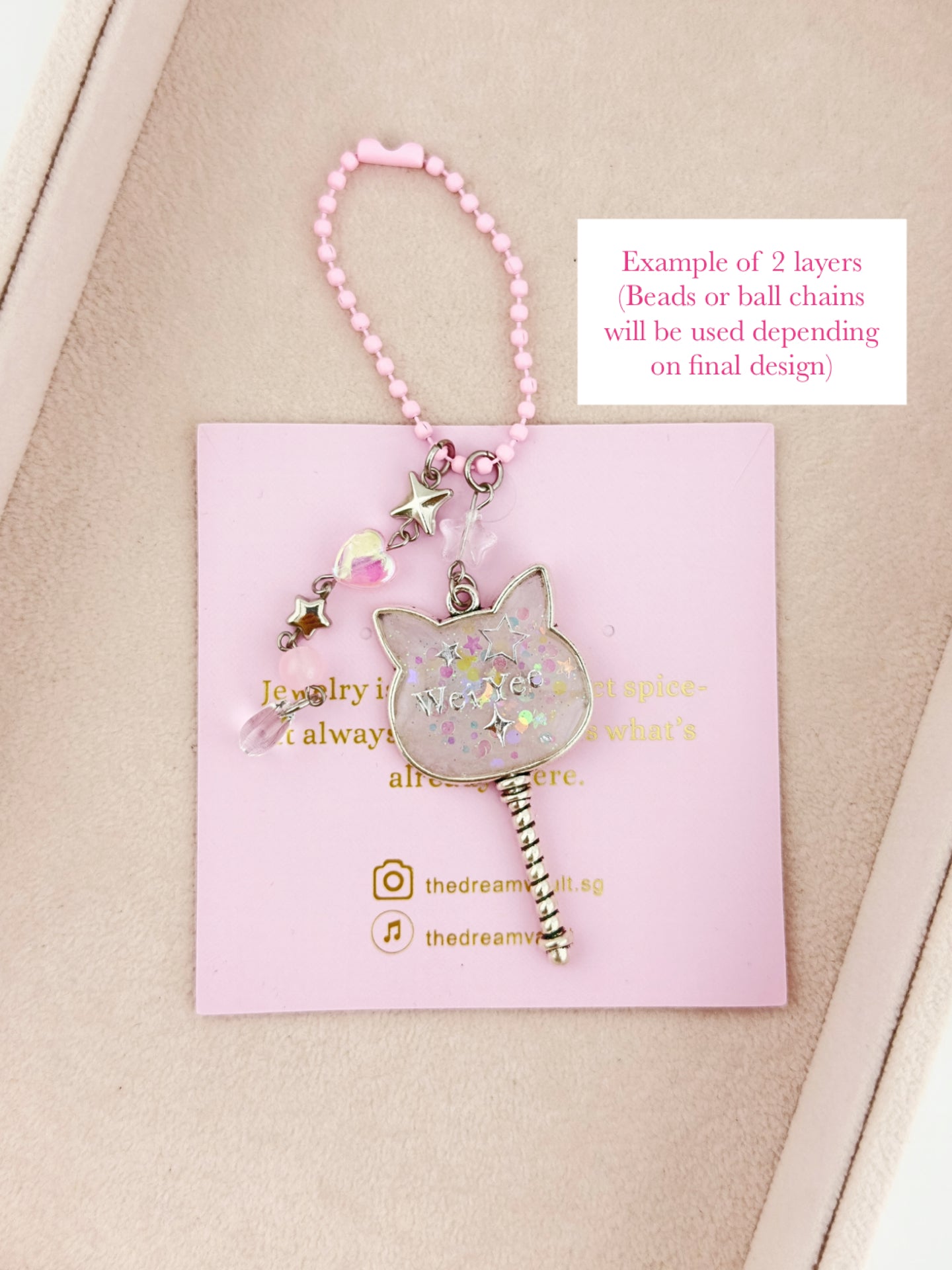 Custom Bag Charm or Keychain