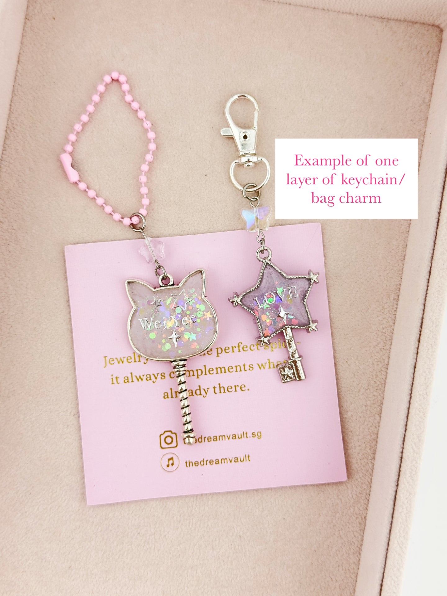 Custom Bag Charm or Keychain