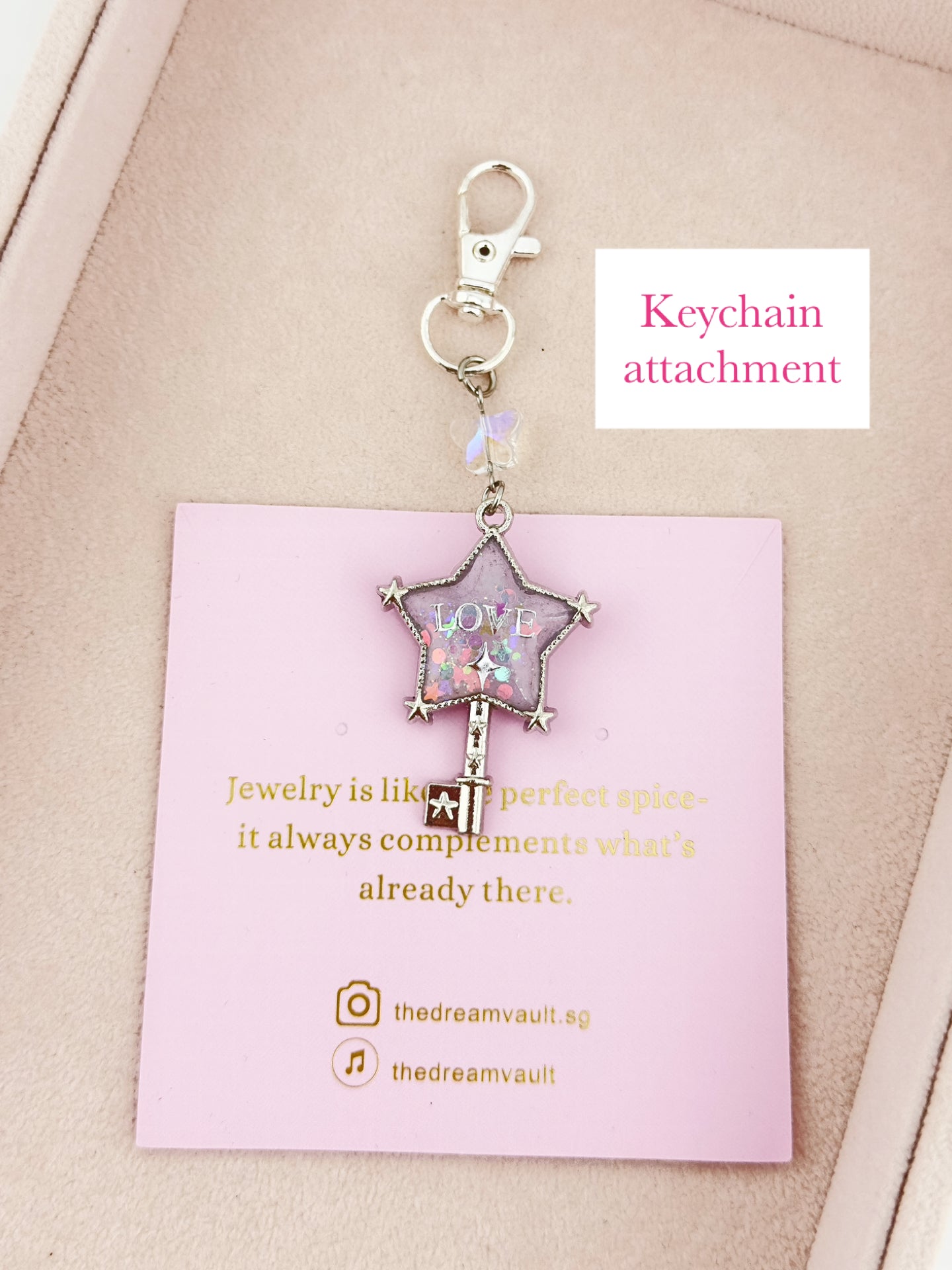 Custom Bag Charm or Keychain