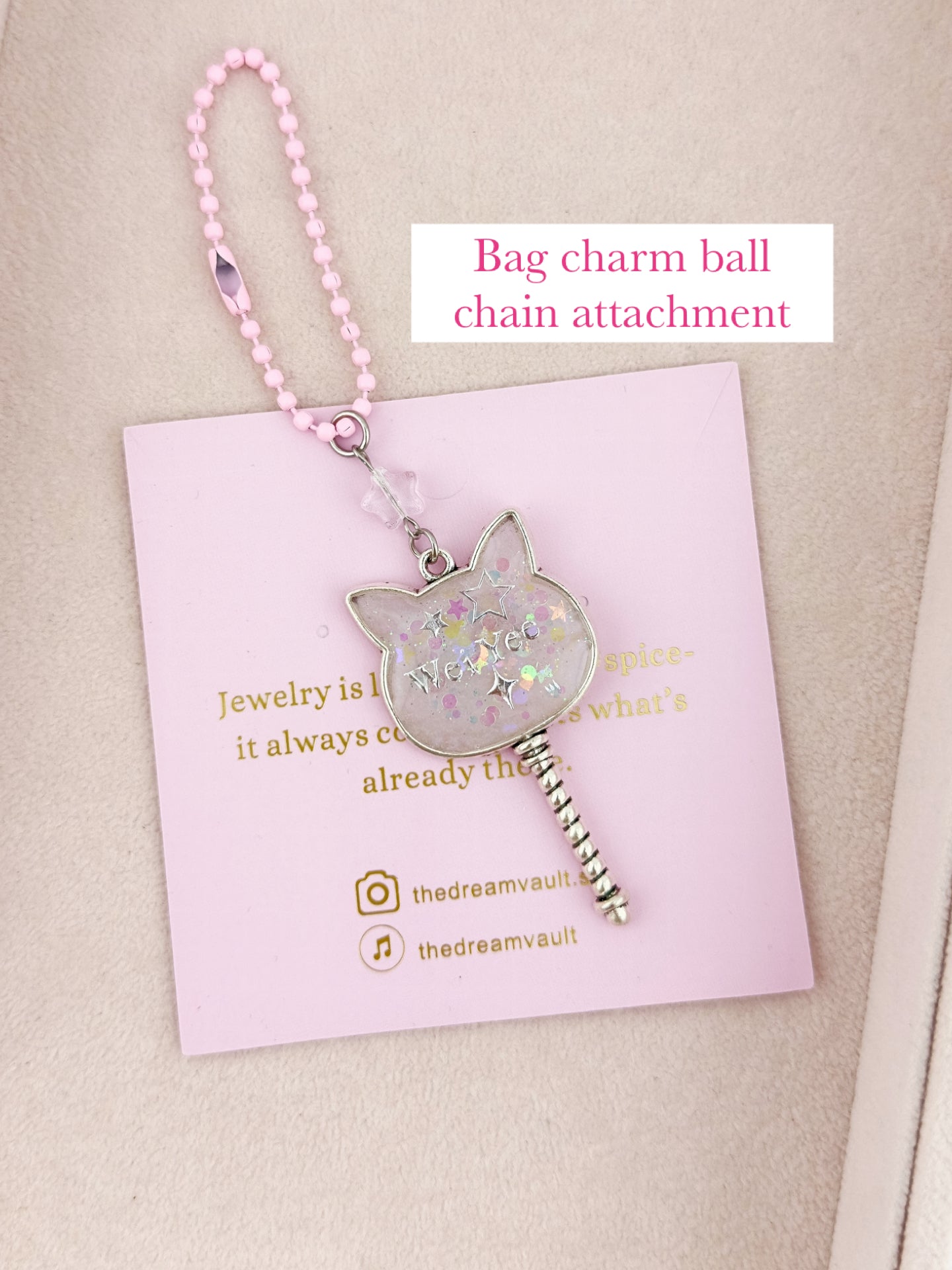 Custom Bag Charm or Keychain
