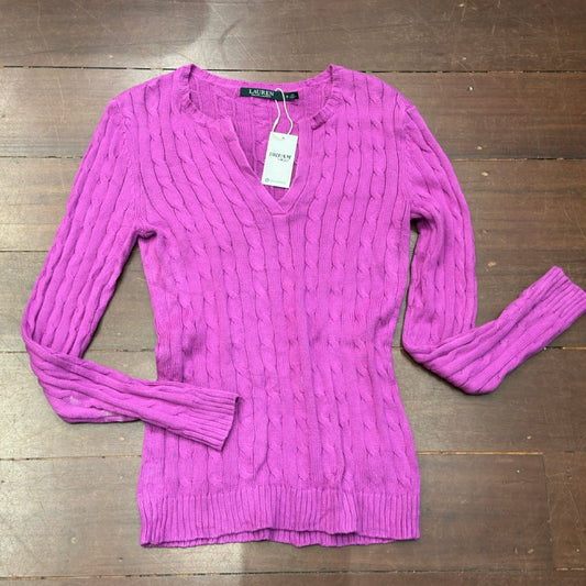 RL Fuchsia Pink Knit Sweater