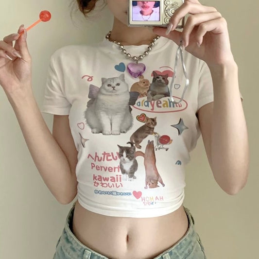 Kitty Cropped Top