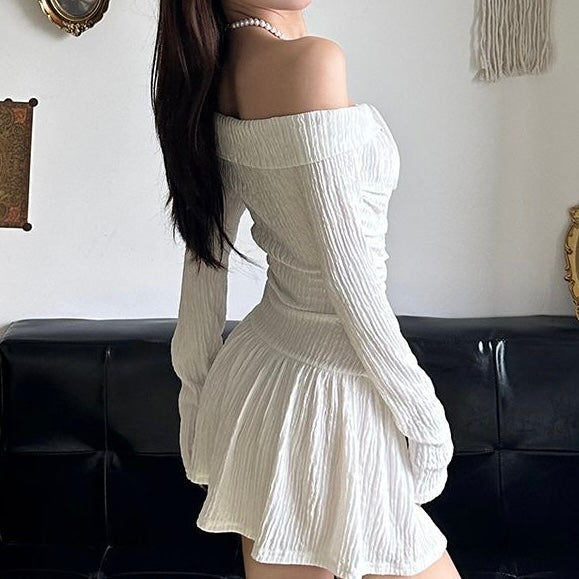 White Off-Shoulder Dress