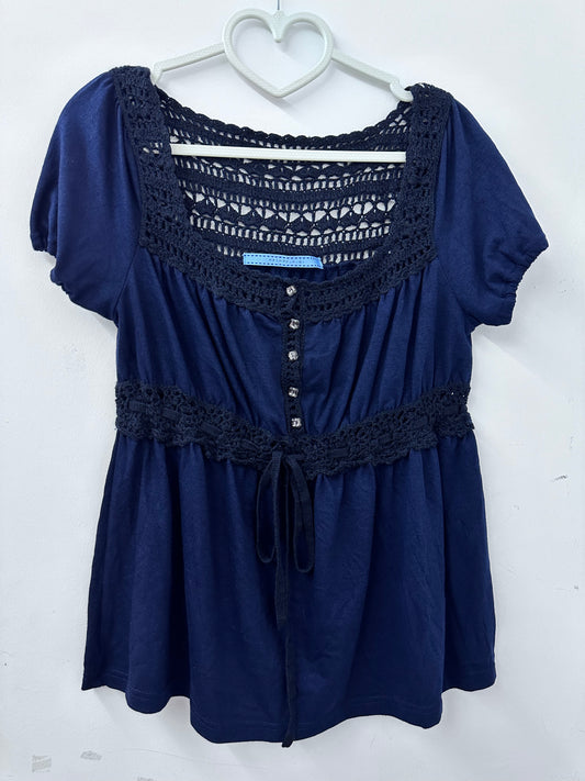 Navy Blue Top