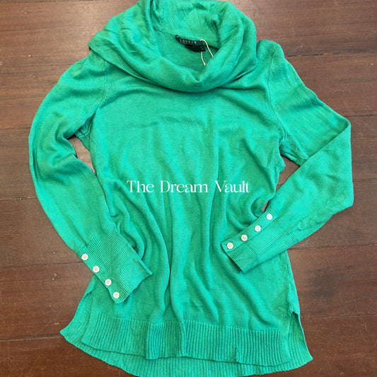 RL Green Turtleneck Sweater