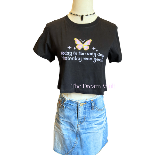 Butterfly Cropped Top