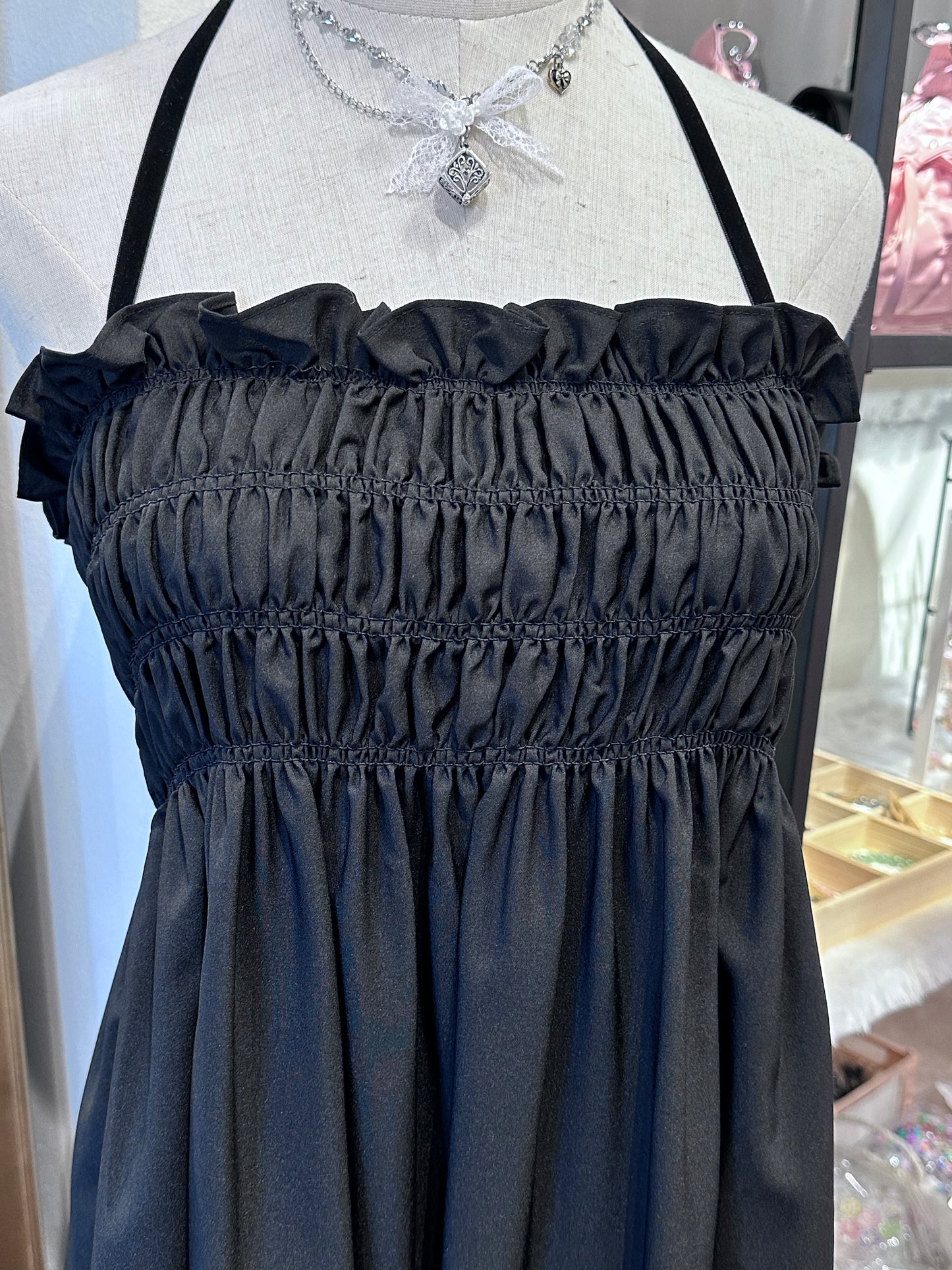 Halter Black Dress